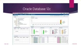 Oracle Database 12c
09/03/2016Fatec Jales
 