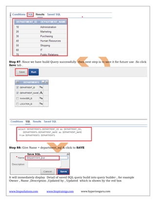 Oracle apex-hands-on-guide lab#1 | PDF