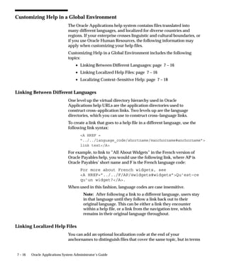 Attention: Refer to your UNIX documentation before using
                                            enscript. Usage and the arguments employed by enscript may
                                            be specific to your platform.


                                Concurrent Manager Arguments
                                The concurrent manager can supply four different values as arguments
                                to an operating system print command or custom print program. See
                                the example of using all four values provided by the concurrent
                                manager. See: Passing Arguments to UNIX lp Print Command: page
                                 6 – 20.
                                See the example of using the enscript UNIX utility and two of the
                                values the concurrent manager supplies as arguments. See: Example –
                                Using the UNIX Enscript Command: page 6 – 25.


                                Enscript Arguments and Print Styles
                                The following table lists some sample enscript arguments, using the
                                Courier font, for converting a report’s output into postscript for the
                                portrait, landscape, landwide, and A4 print styles.




                                 Print         Enscript
                                 Style         Arguments       Explanation                  Result

                                 Portrait      –fCourier10     Font is Courier 10 point.    80 characters portrait

                                 Landscape     –r –fCourier8   –r rotates the printer’s     132 characters landscape
                                                               output 90 degrees to print
                                                               in landscape mode. Font
                                                               is Courier 8 point.

                                 Landwide      –r –fCourier6   –r rotates the printer’s     180 characters landscape
                                                               output 90 degrees to print
                                                               in landscape mode. Font
                                                               is Courier 6 point.

                                 A4            –fCourier10     Font is Courier 10 point.    132 characters landscape
                                                                                            (A4 paper)

                                 Table 6 – 3 (Page 1 of 1)




6 – 24   Oracle Applications System Administrator’s Guide
 