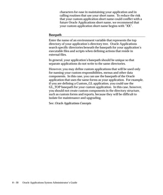 Printers Block

                                Printer
                                Enter the name your operating system specifies for the printer.

                                Type
                                Select your printer type (i.e., manufacturer and model). Some reports
                                require a printer of a specific type in order to print correctly.
                                You can only select a previously defined printer type. Use the Printer
                                Types button to open a window to define a printer type.




6 – 44   Oracle Applications System Administrator’s Guide
 