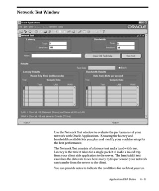 Print Styles Window




                  Use this window to define print styles. A print style describes how your
                  report should be printed. For example, print style determines the:
                      • Number of lines per page
                      • Width of each line
                      • Page orientation (e.g., portrait or landscape)
                  Oracle Applications reports are designed to work with standard,
                  shipped print styles. The following print styles are predefined:
                      • Portrait
                      • Landscape
                      • Landwide
                      • A4
                      • Dynamic Portrait
                  Not all reports work with all print styles. You may define additional
                  print styles to customize your reports.


                                                                          Printers   6 – 45
 