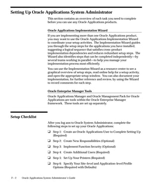 Oracle apps-system-admin