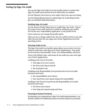 2 – 48   Oracle Applications System Administrator’s Guide
 