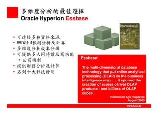 Oracle Bi  Overview