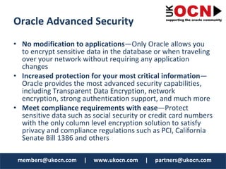 Oracle Database / Database Options | PDF