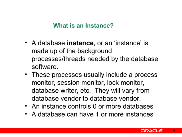 Oracle Database Overview | PPS