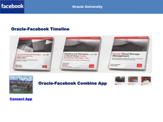 Oracle-App
Oracle-Facebook Combine App
Connect App
Oracle-Facebook Timeline
Oracle University
 