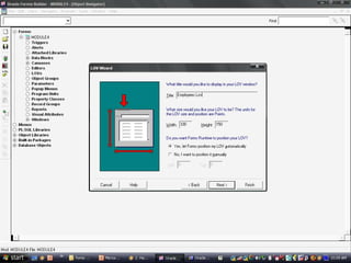 Oracle FormsReports Oracle Developer sui | PDF