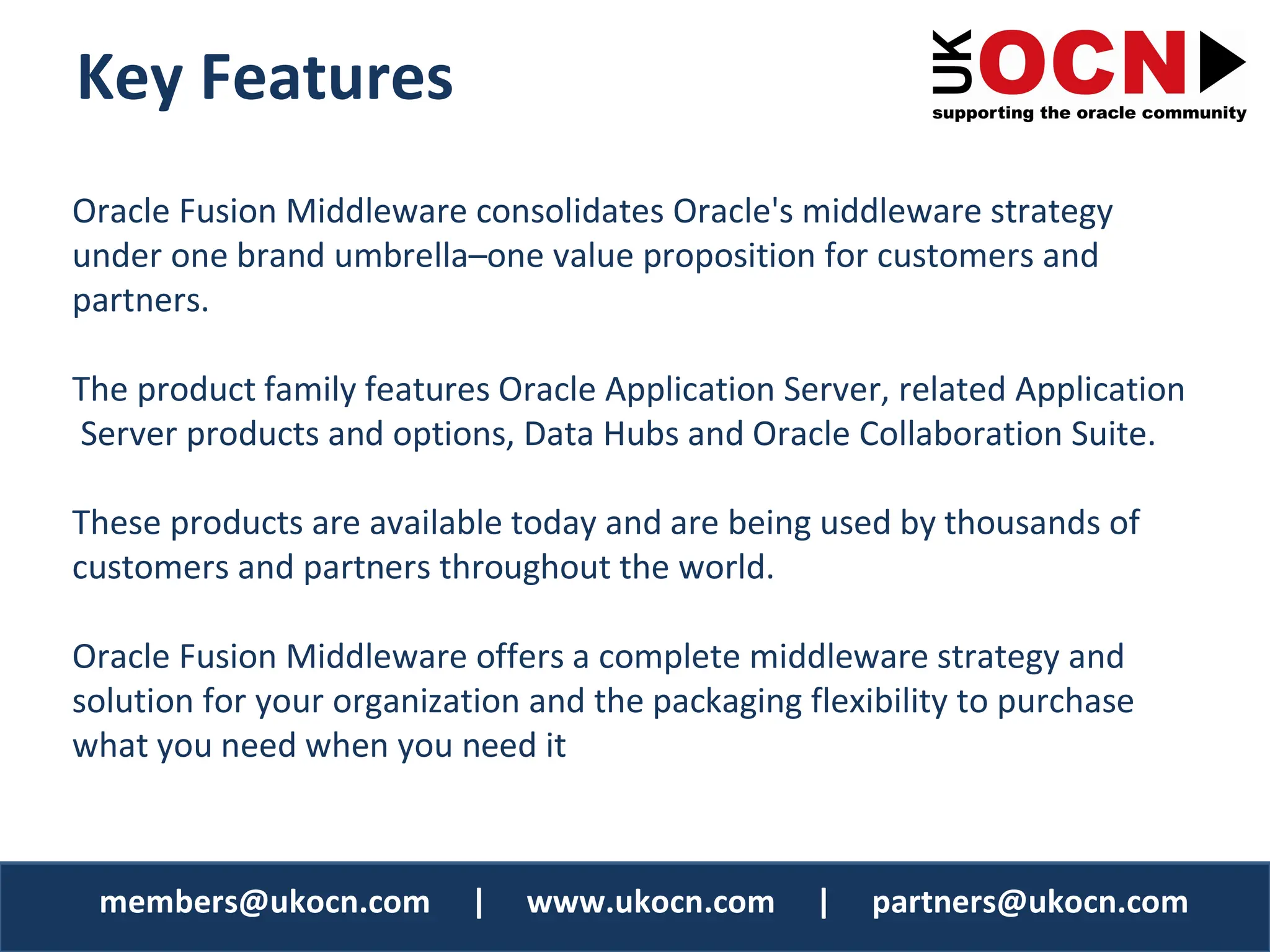 Oracle Fusion Middleware / SOA