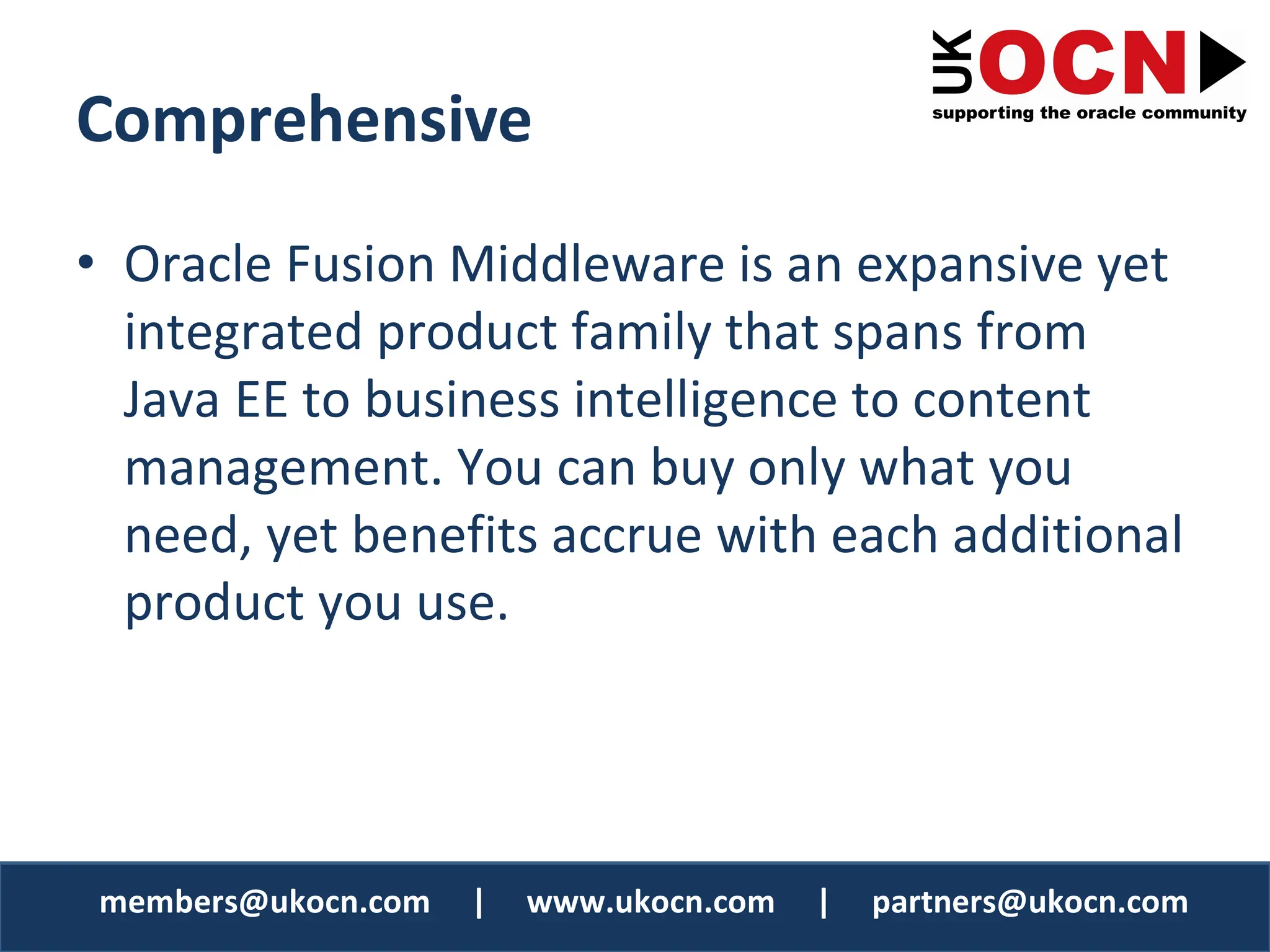 Oracle Fusion Middleware / SOA