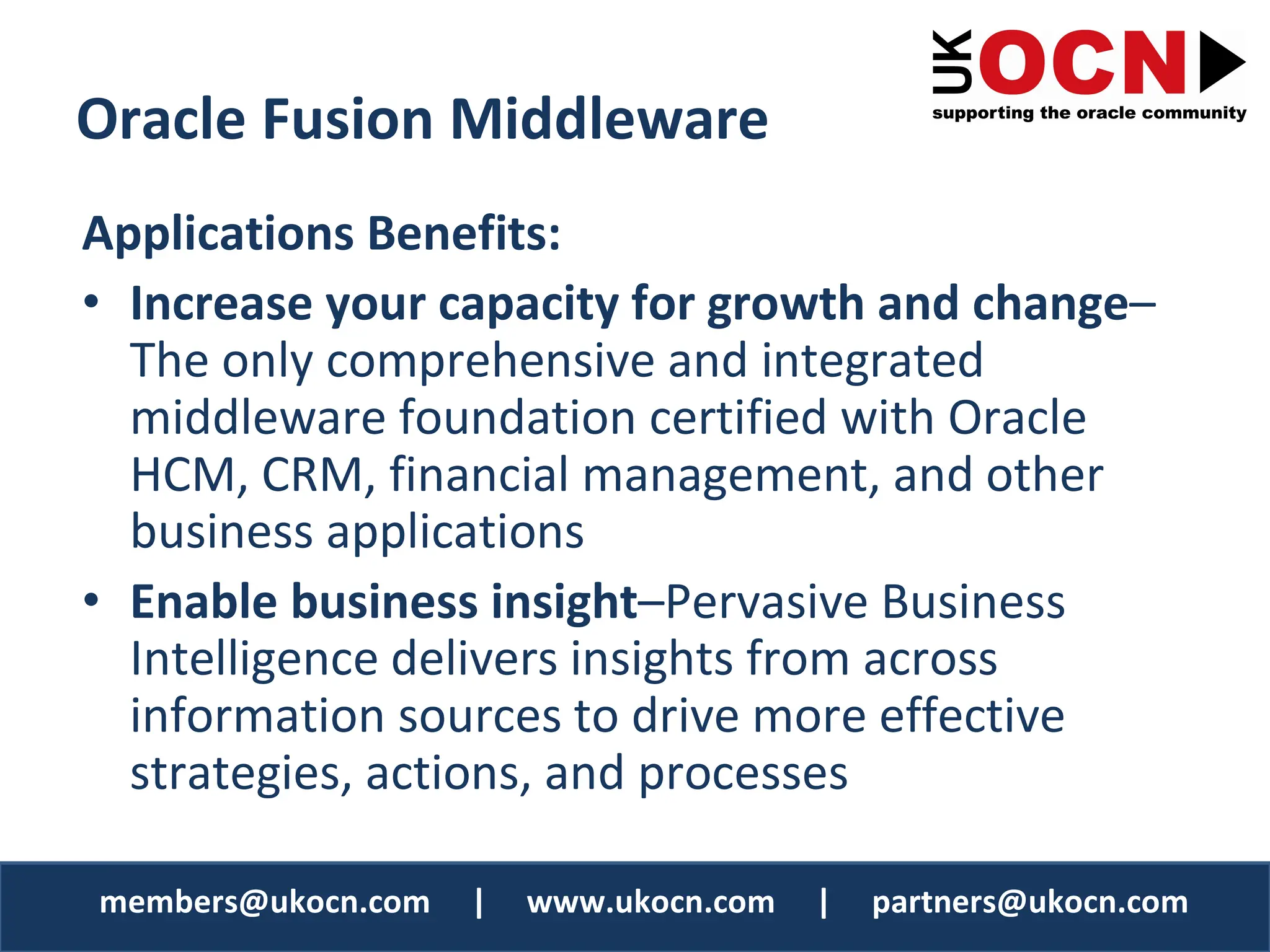 Oracle Fusion Middleware / SOA
