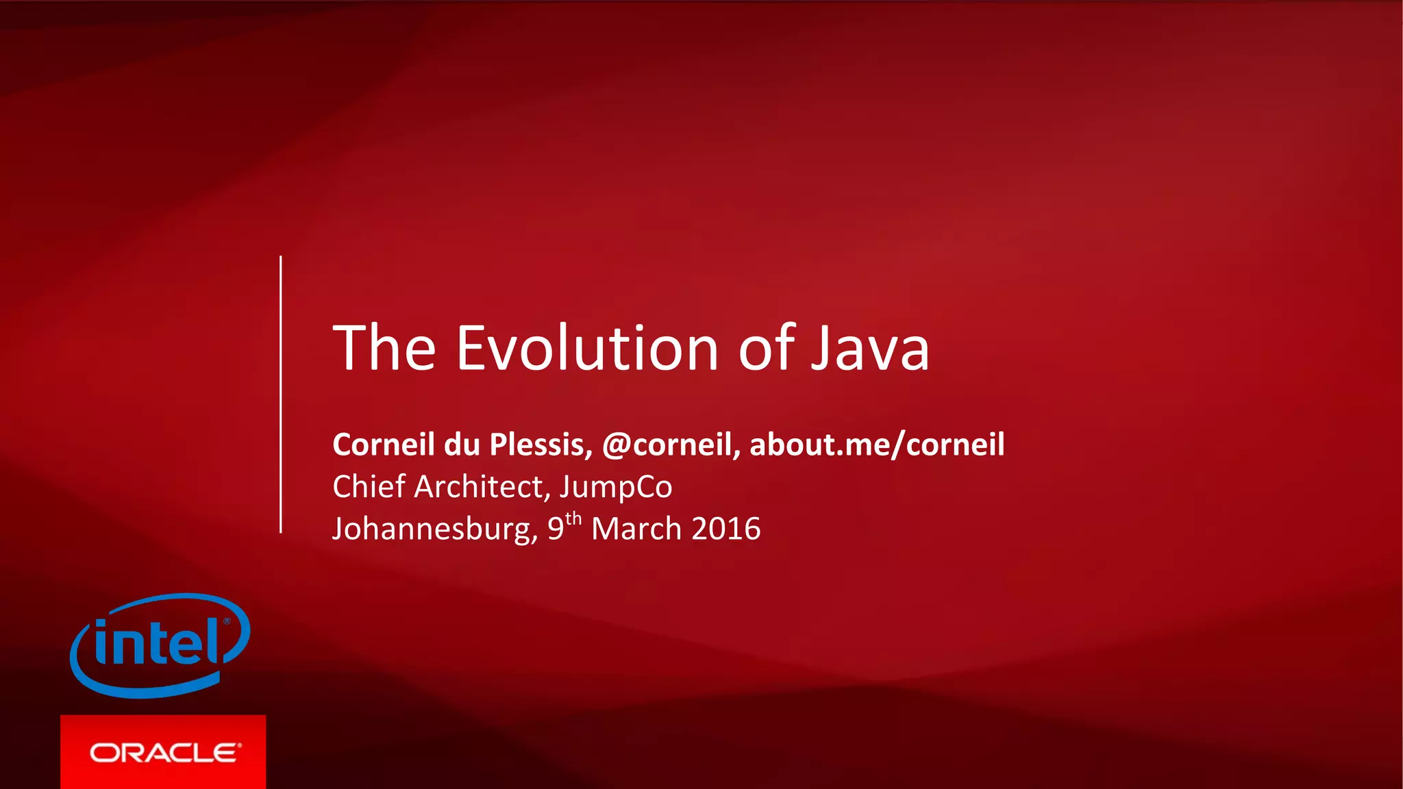 The Evolution of Java | PPT