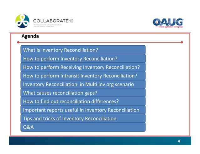 Easing Reconciling Oracle Inventory and General Ledger with Simplified ...