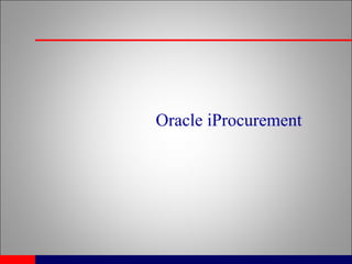 Oracle iProcurement 