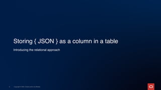 Dealing with JSON in the relational world | PDF