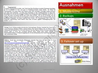 AG
                       1. Musterlizenz
                       2. Backups




                       E
                N
       eO
     ar                 3. Failover set up
     tw
 of
)S
(c




      SoftwareONE AG                         36
 