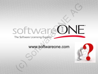 AG
                  E
               N
          eO
        ar
     www.softwareone.com
     tw
 of
)S
(c
 