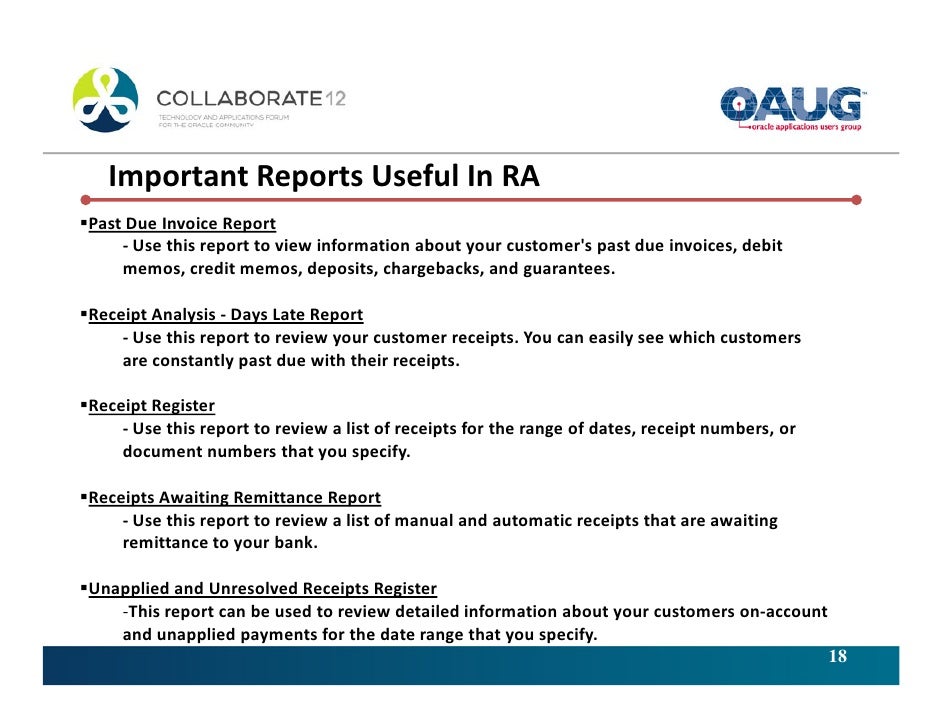 efficiently handling applications of customer receipts in oracle rece