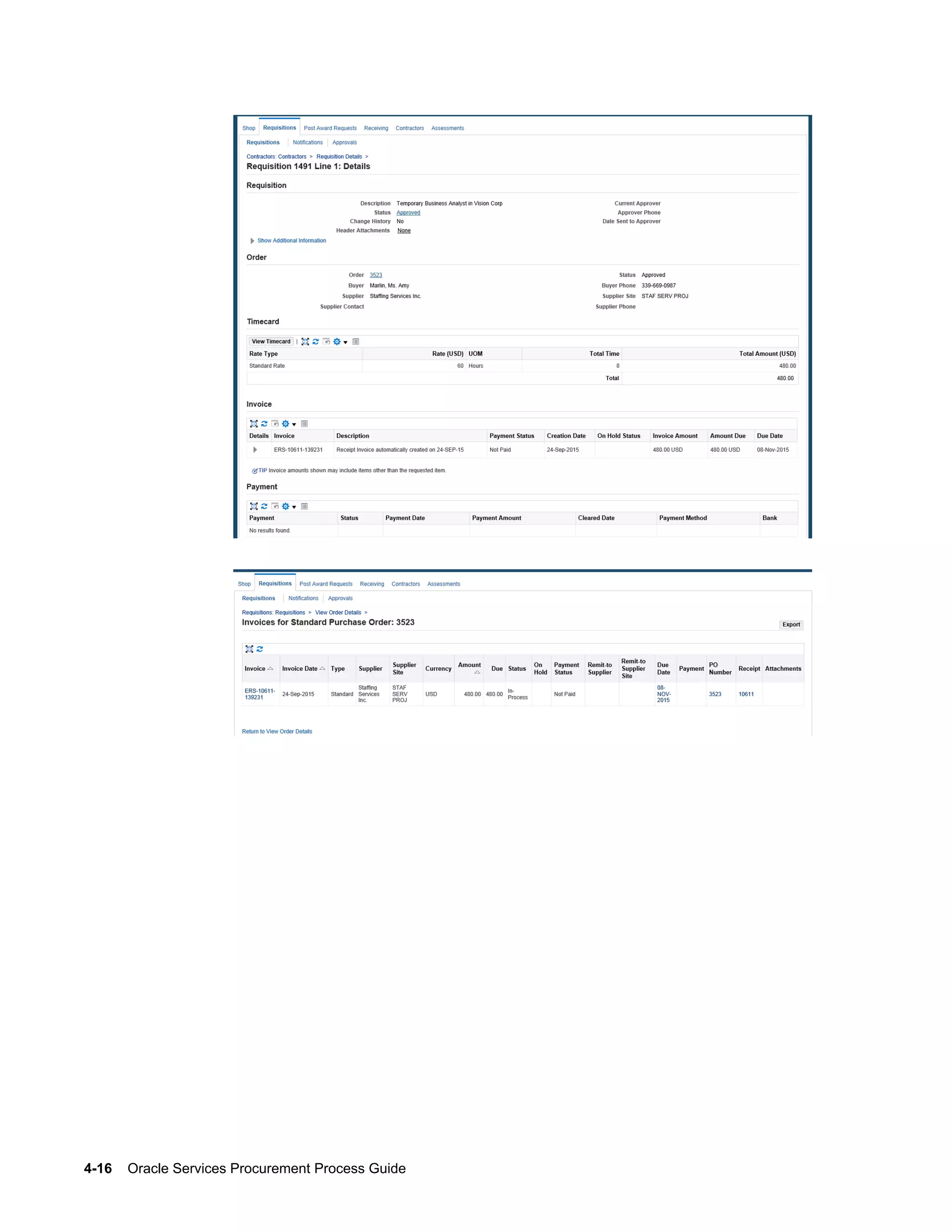 4-16    Oracle Services Procurement Process Guide
 