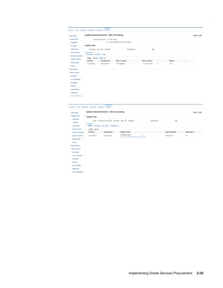 Implementing Oracle Services Procurement     2-35
 