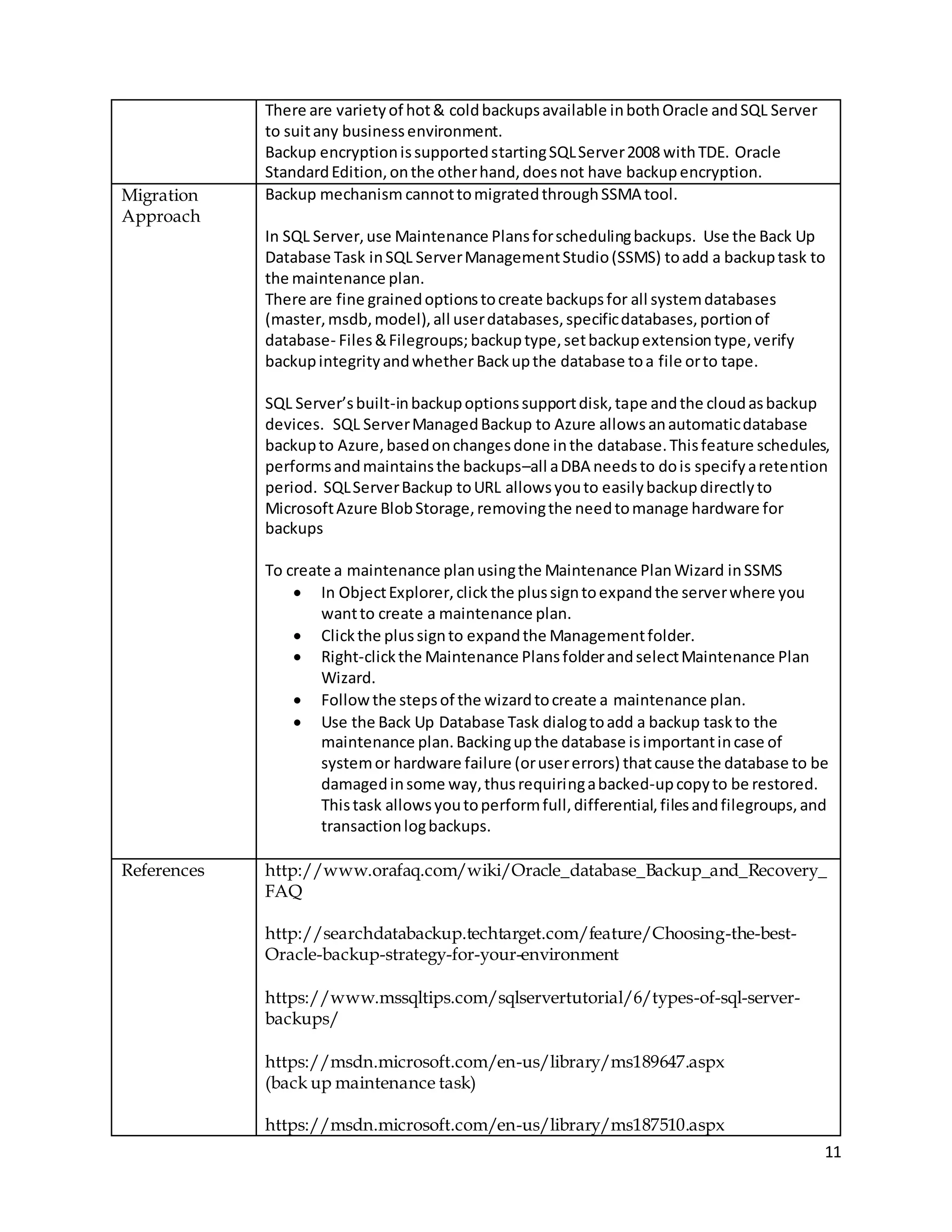 Oracle to-sql-server-migration-approach | DOCX | Databases | Computer ...
