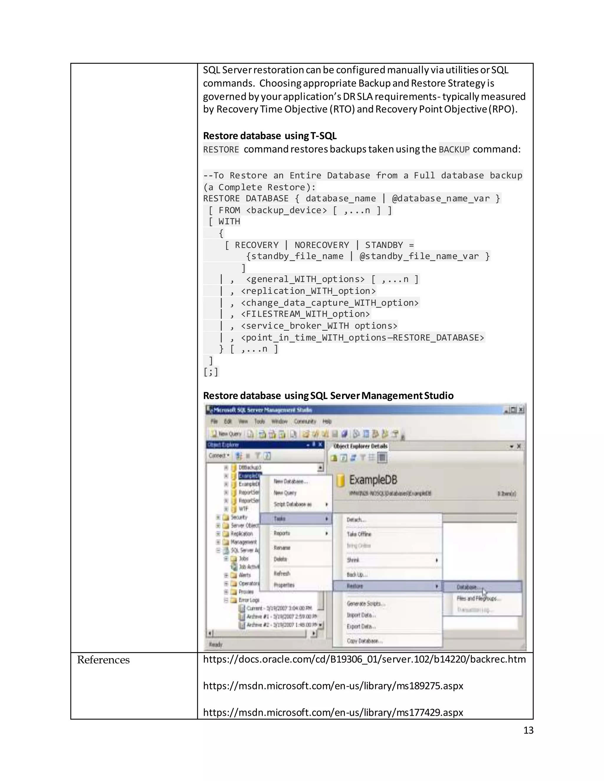 Oracle to-sql-server-migration-approach | DOCX | Databases | Computer ...