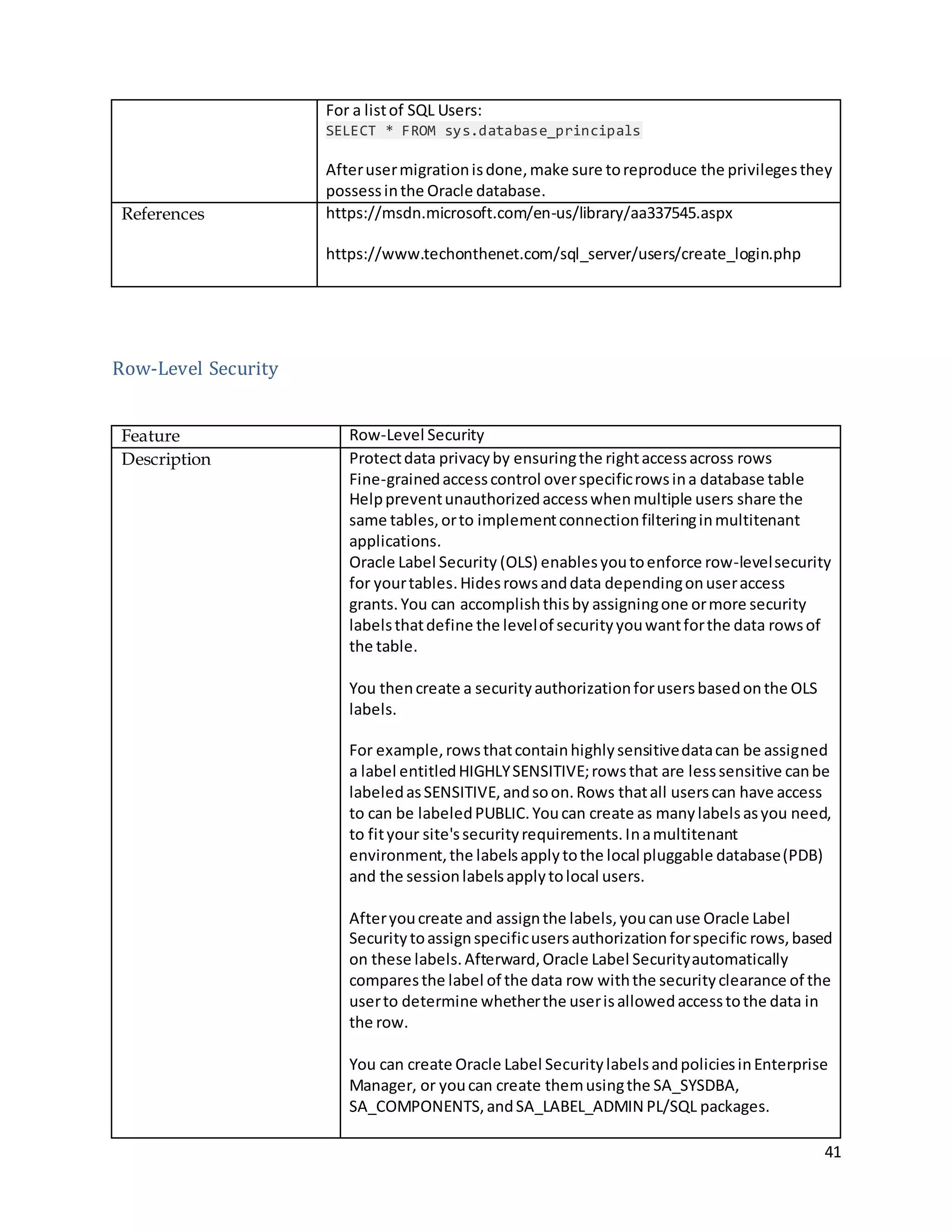 Oracle to-sql-server-migration-approach | DOCX | Databases | Computer ...