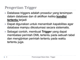 Oracle trigger | PPT