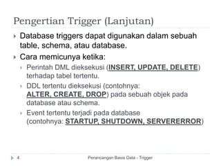 Oracle trigger | PPT