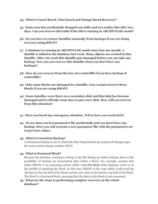 Oracle1 backup-recovery