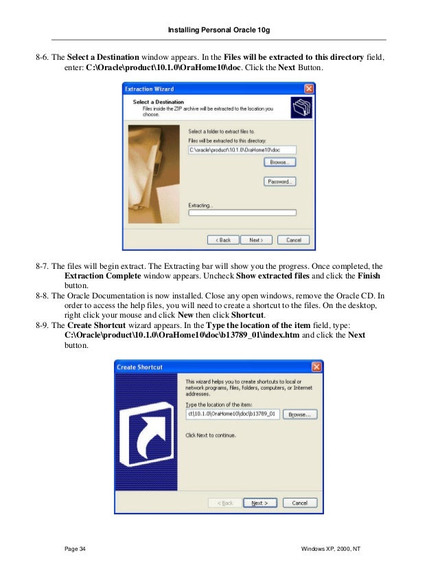 oracle 10g installation oracle 10g installation