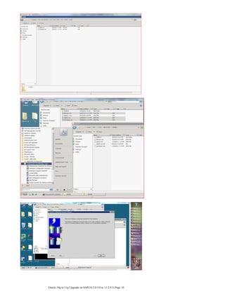 Oracle 10g to 11g upgrade on sap(10.2.0.5.0 to 11.2.0.3) | PDF