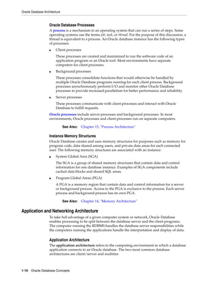 Oracle 11g concept | PDF