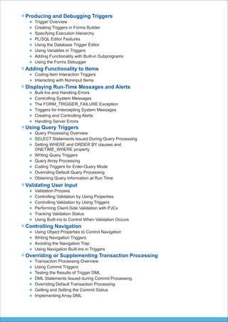 Oracle11gdevtrainingindelhincr | PDF