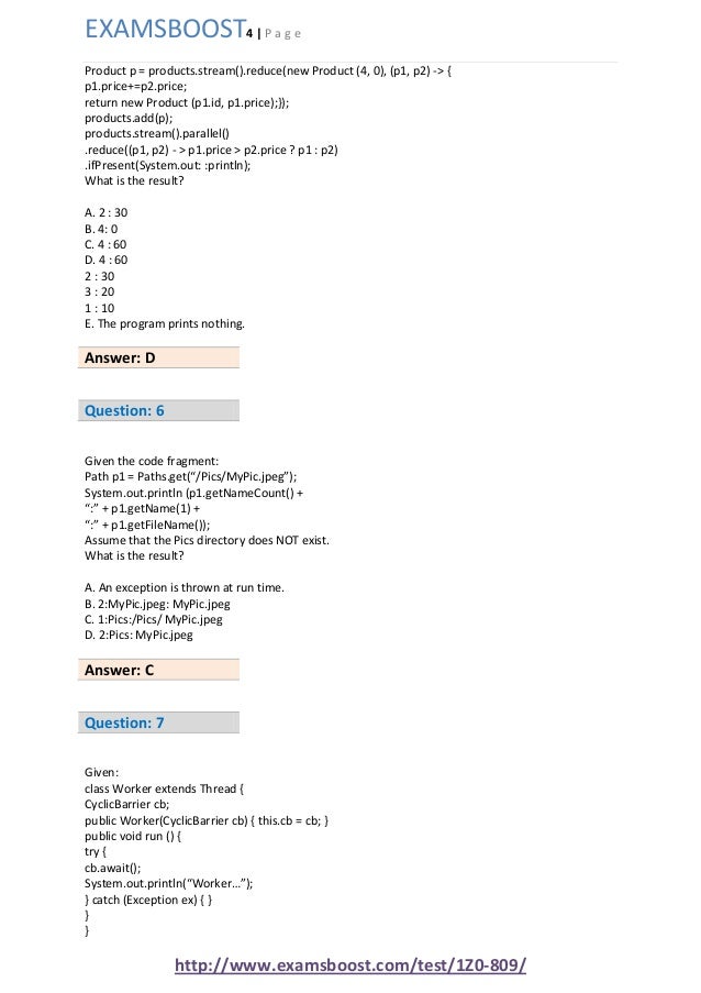 1z1-809 Tests