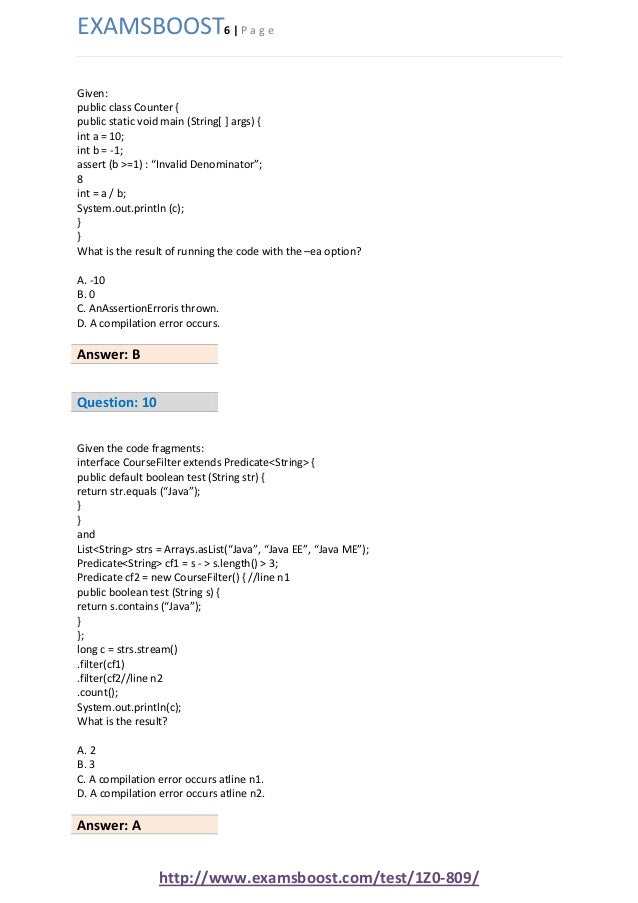 1z1-809 Examengine