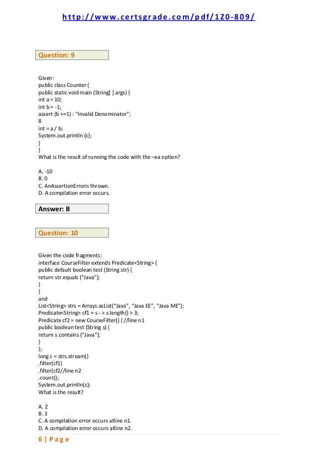 1z1-809 Musterprüfungsfragen