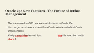 Oracle 23c New Features For DBAs and Developers.pptx