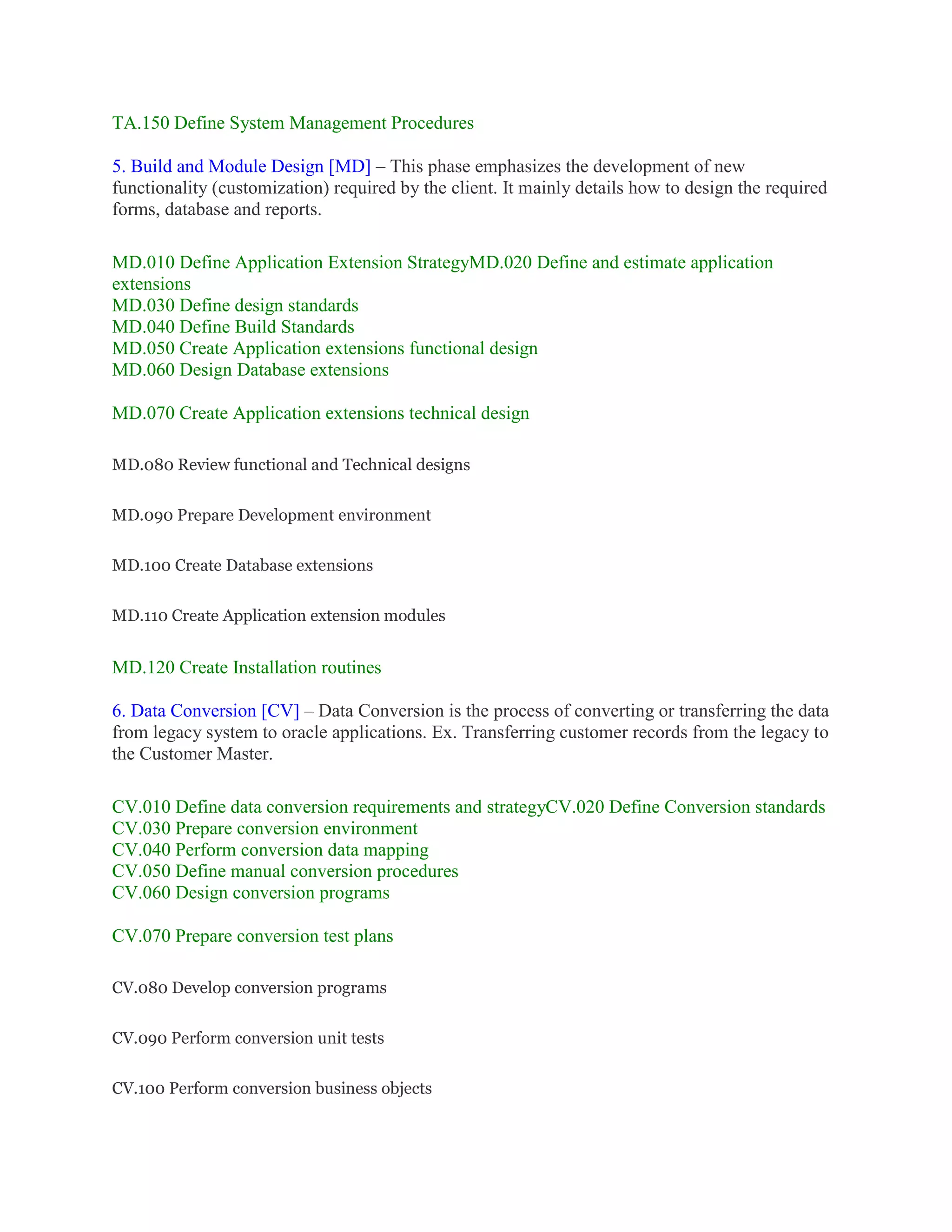 Oracle a.i.m. methodology