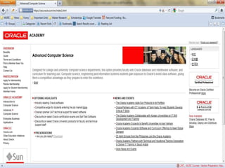 Oracle academy | PPTX