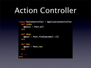 Action Controller
 