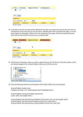 Oracle ADF 11g Skinning Tutorial | PDF