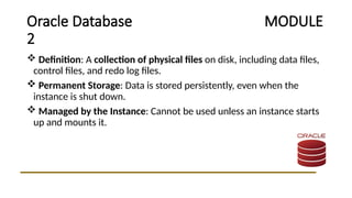 ORACLE ADMIN WORKSHOP PRESENTATION OCP.pptx