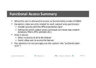 Oracle Analytics Security Everything you always wanted to know | PDF