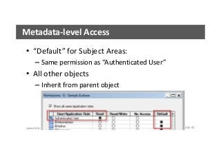 Oracle Analytics Security Everything you always wanted to know | PDF