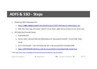 Metadata File Adfs Oracle Analytics Security Everything you always wanted to know | PDF