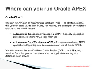 What Is Apex Database Example Oracle Apex Intoduction.pptx