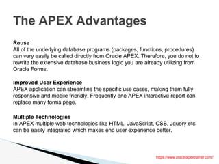 What Is Apex Database Example Oracle Apex Intoduction.pptx