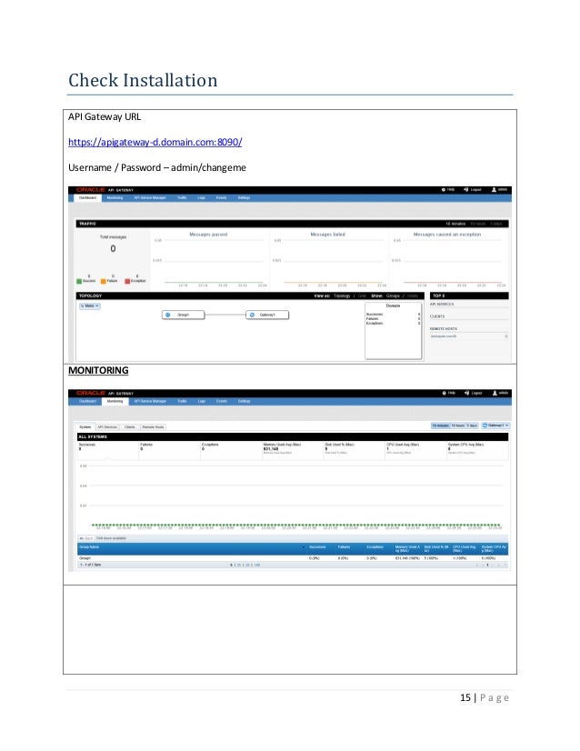 Oracle API Gateway Installation