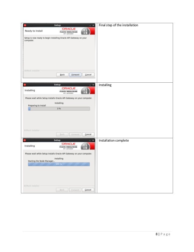 Oracle API Gateway Installation